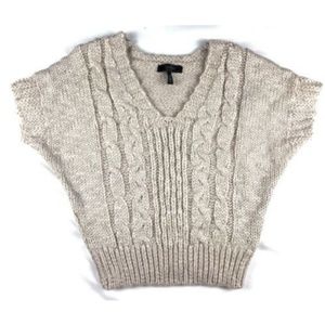 Jessica Simpson Cable Knit Cropped Sweater